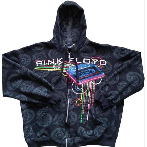 Pink Floyd Jackets & Coats Vintage Pink Floyd Zip Up Hoodie Jacket